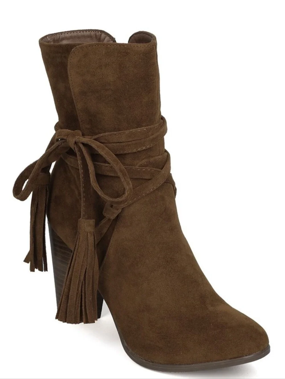 Breckelles | Hilary Faux Suede Booties